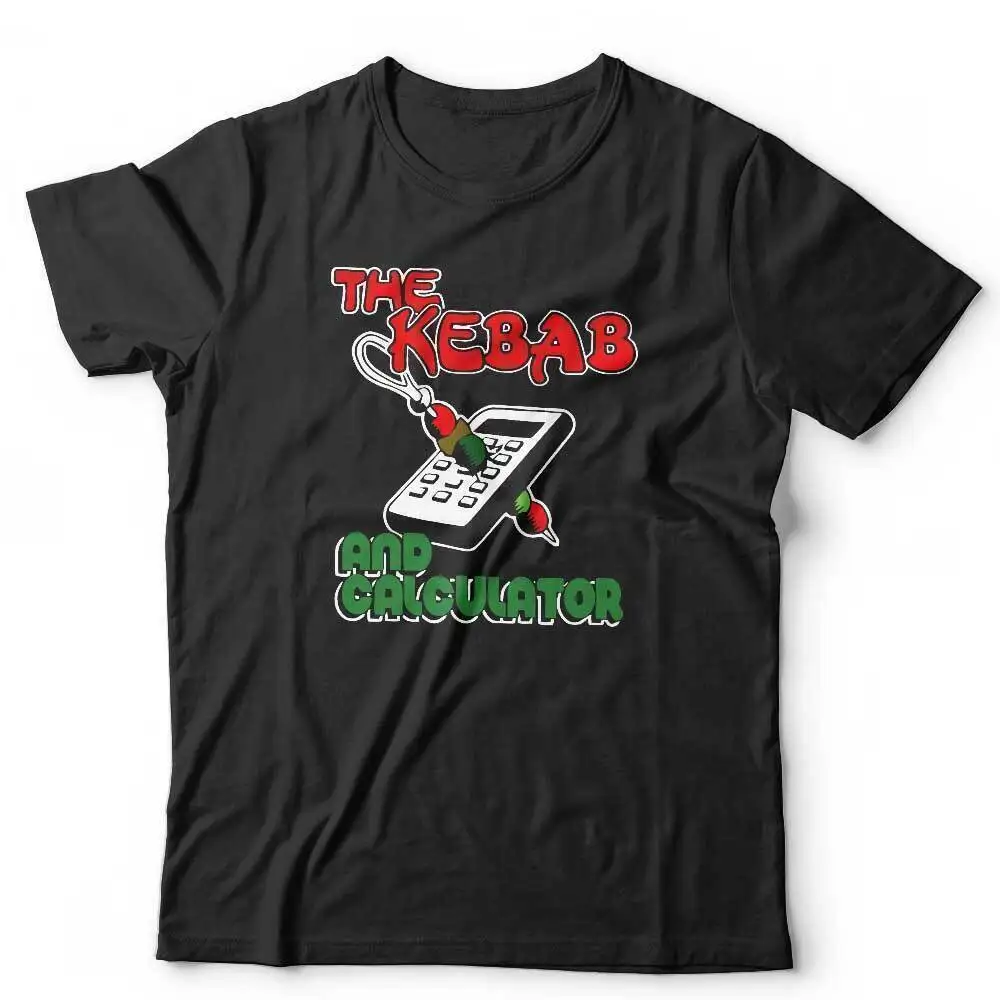 The Young Ones Kebab And Calculator T Shirt Funny TV Retro Rik Mayall