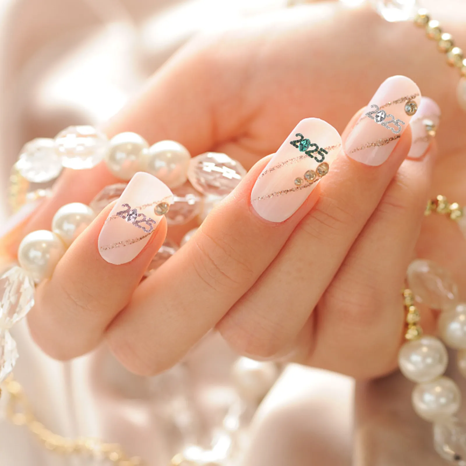 

12Pcs Full Rhinestone Nail Charms Number Style Alloy Metal DIY Nail Art Accessory Manicure Decorations Charms for Nails