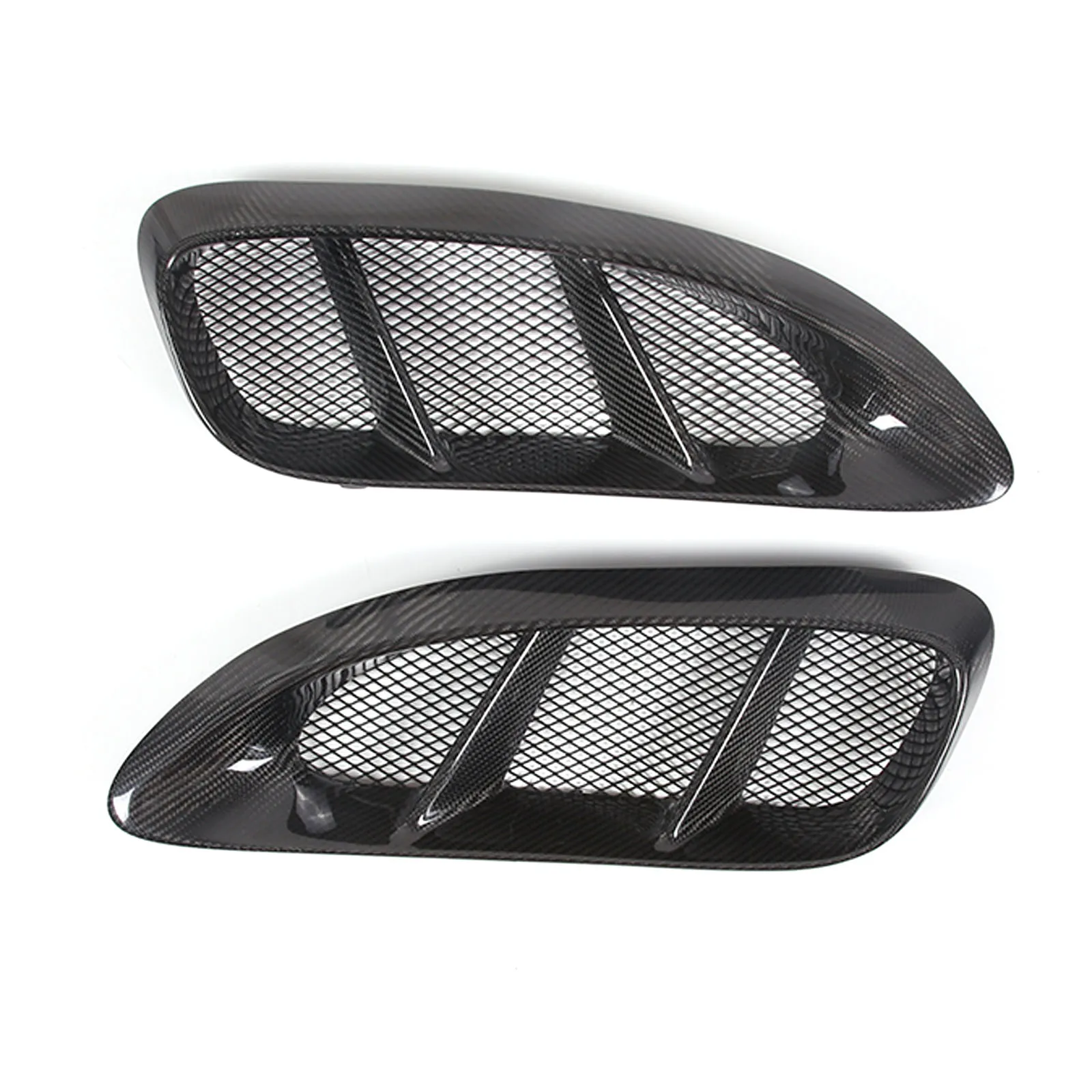 For Porsche 718 Boxster Cayman 2016-2021 Car Accessories Carbon Fiber Side Fender Air Vent Cover Air Inlet Trim Cover