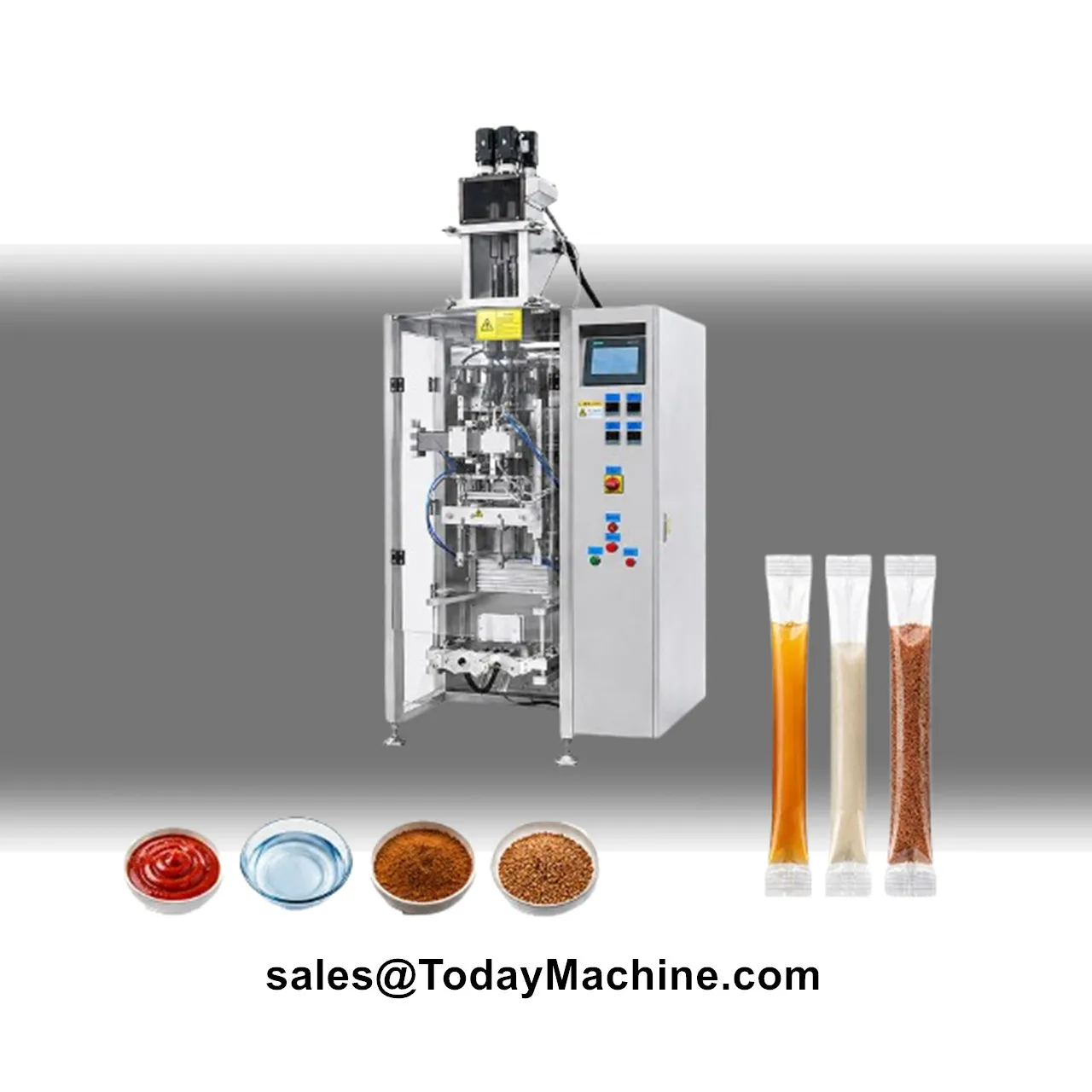 Multi Lane Stick Bag Mouth Wash Juice Honey Filling Sealing Packing Machine