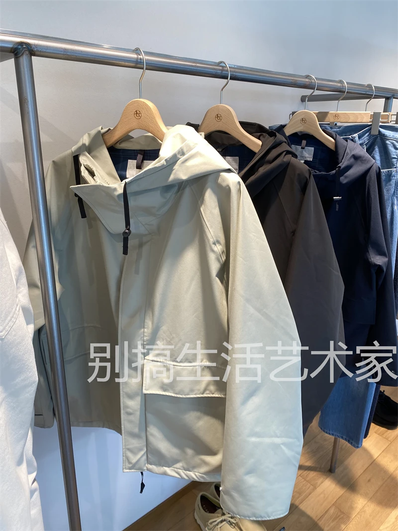 25ss Chaquetas para hombre Abrigos Impermeable Cremallera a prueba de viento Sudadera con capucha de alta calidad dongguan_ss