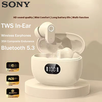 SONY TWS Bluetooth 5.3 Earphones Noise Cancelling HiFi Stereo Wireless Sports Headphones In-Ear Earbuds Headset For iphone Redmi