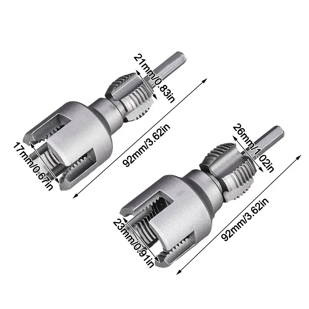 New 4/6 Points Pvc Pipe Threader Kit Internal/External Thread Fast Thread Tap Pipe Threader Pipe Waterpipe Tapping Tool