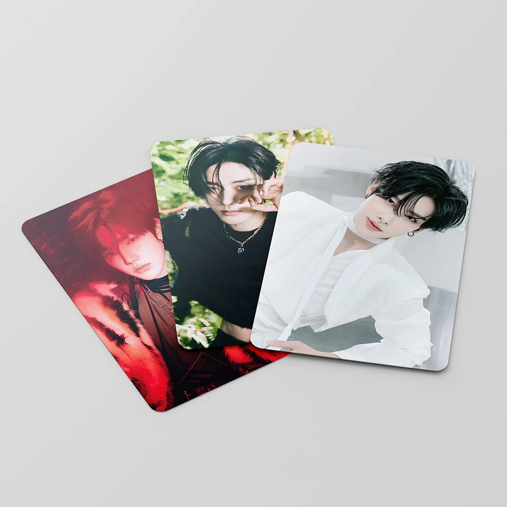 55pcs/set Kpop ZB1 1st Album YOUTH IN THE SHADE ZEROBASEONE New Album Lomo Cards Double Side Print Photo Cards image 6