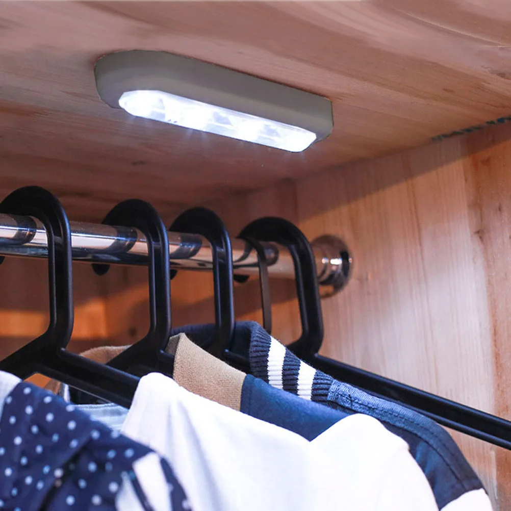 

Led Touch Control Light Operated Super Bright White Cabinet Sticker Use Silver Tap Light For Kitchen