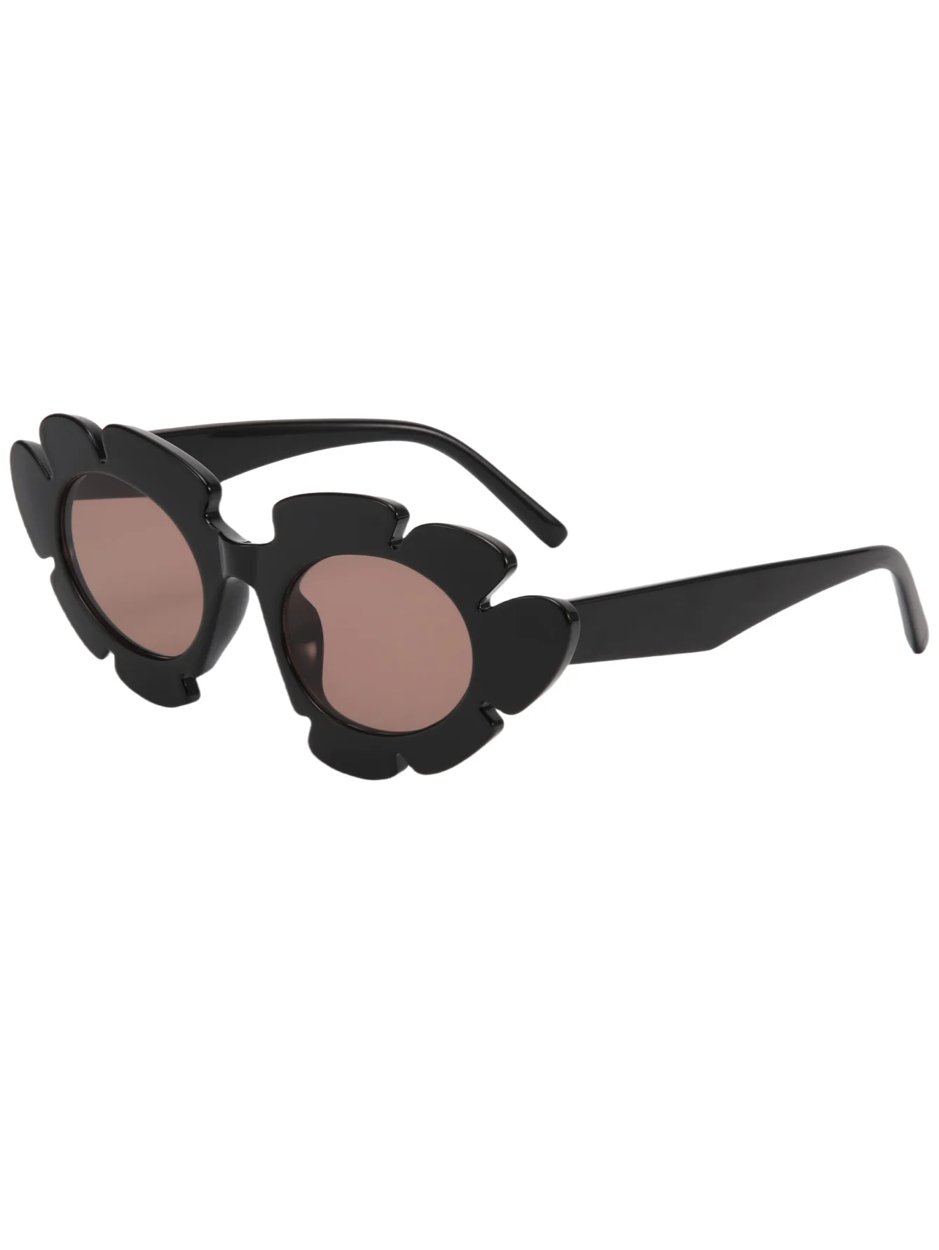 Sonnenblumen-Katzenaugen-Mode-Sonnenbrille, neue Persönlichkeit, auffällige Party- und Urlaubs-Sonnenbrille – Detail 2