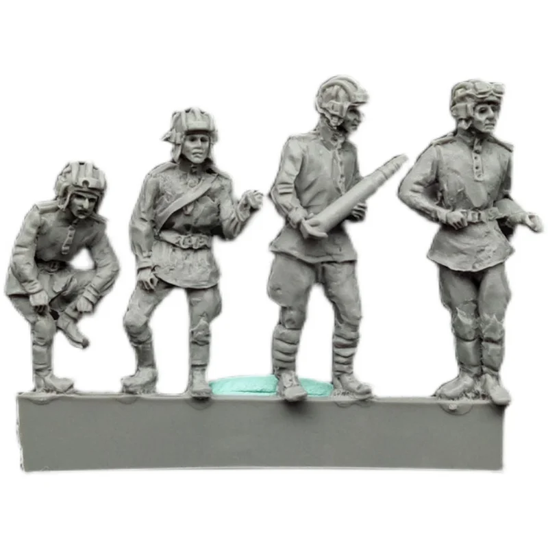 1/72 Scale Die-casting Resin Figure Soviet Armored Soldier Model Assembly Kit Unpainted Free Shipping