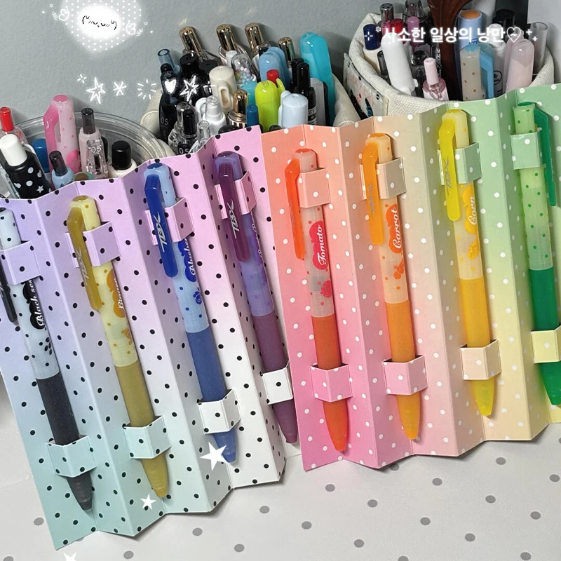 TANOOCI Scented Colored Ink Gel Pen Gift Set 0.5 Color-Matched Rod Quick-Dry Smooth Study/Marking/Doodling Aesthetic Stationery