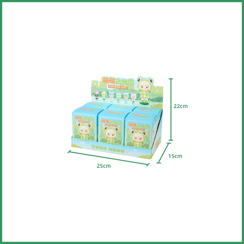Lovely Zoo Blind Box Cute Animal Creativity Resin Doll Collect Desktop Decor Car Ornament Kawaii Pvc Genuine Toys Gifts