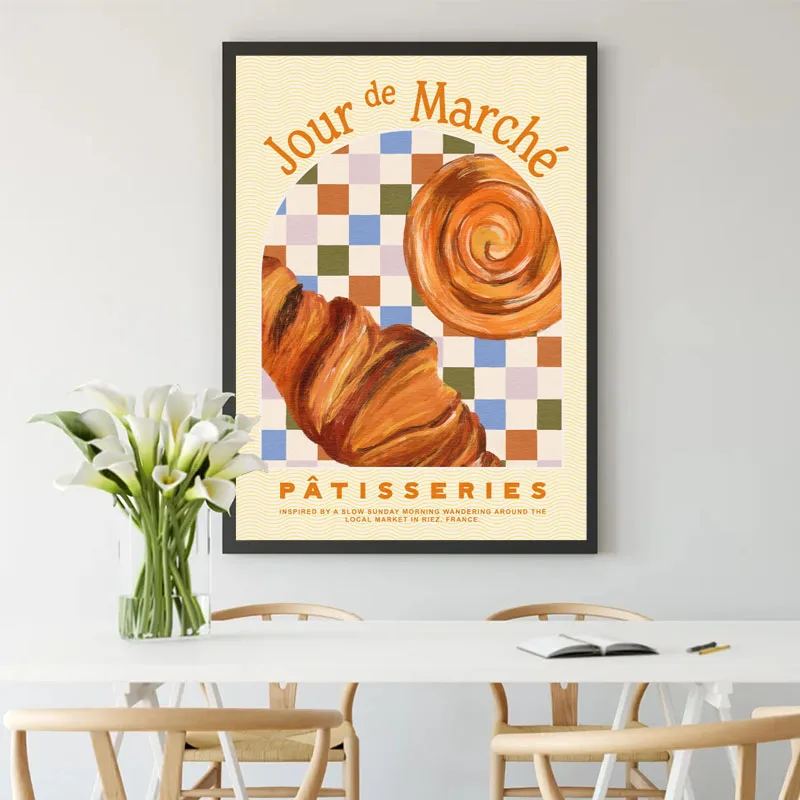 Vintage Food  Poster Food Text  Art Vintage Restaurant Canvas Printing Poster Wall  Art Decoration Painting Home Room Decoration