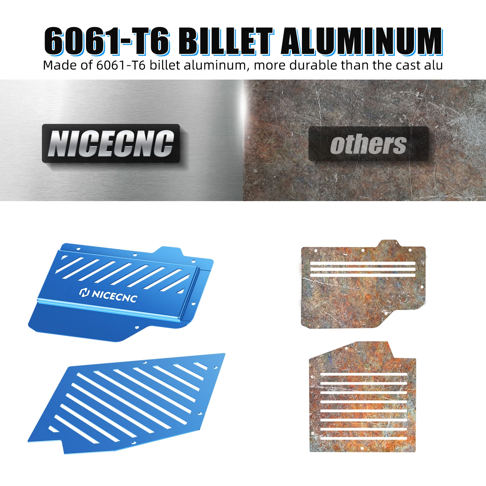 NICECNC For Can Am Maverick X3 Turbo DPS 2017-2020 ECU And Battery Cover Kit 6061-T6 Billet Aluminum UTV Accessories