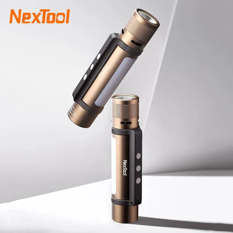 Xiaomi NexTool Outdoor 6 in 1 LED Flashlight Ultra Bright Torch Lamp Waterproof Camping Night Light Portable Emergency PowerBank