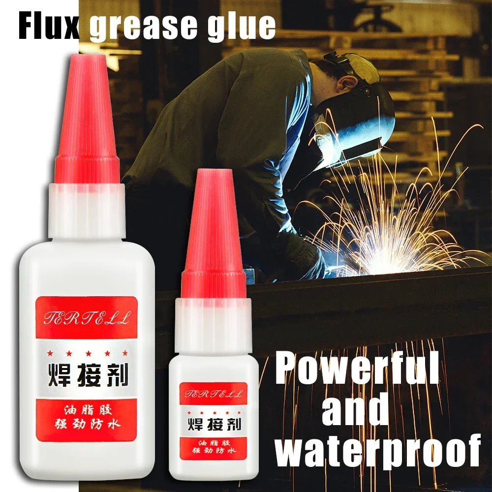 Welding Glue Plastic Wood Metal Rubber Tire Repair Glue Soldering Agent Mighty Tire Repair Welding Glue 20g/50g