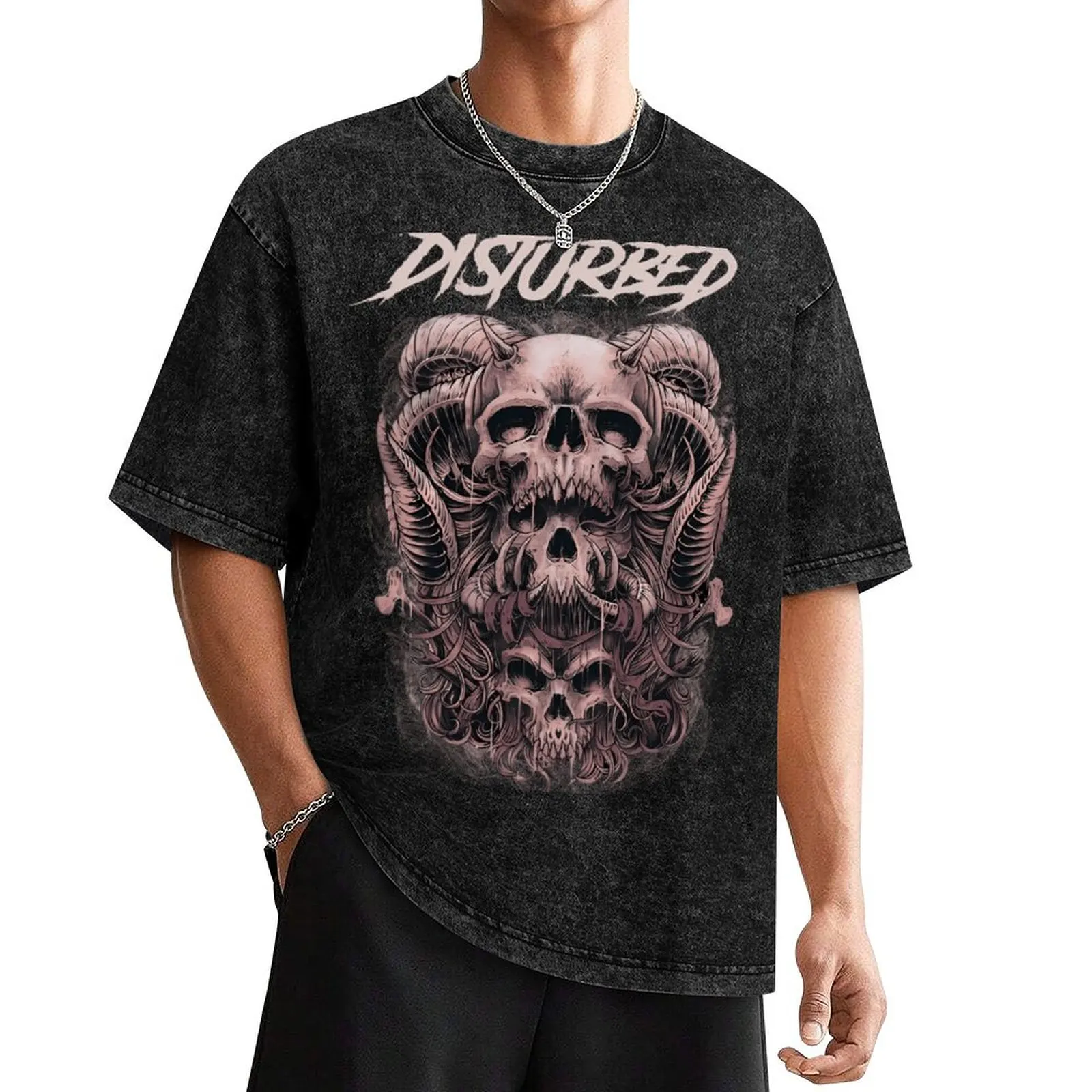 

Disturbed Band T-Shirt anime t shirts summer tops anime figures hippie clothes t shirts for men cotton