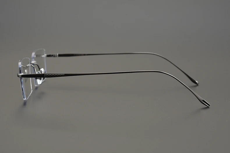 2026 Pure Titanium Ultra-Light Square Rimless Glasses Frame Men Women Fashion Business Rectangle Daily Eyeglasses Eyeware Gafas