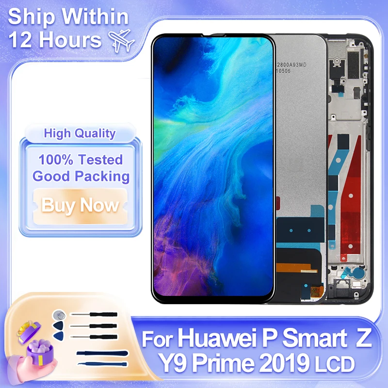 For Huawei  Y9 Prime 2019 LCD Display STK-LX1 STK-L21 Touch Screen Digitizer For Huawei P Smart Z LCD Replacement Parts