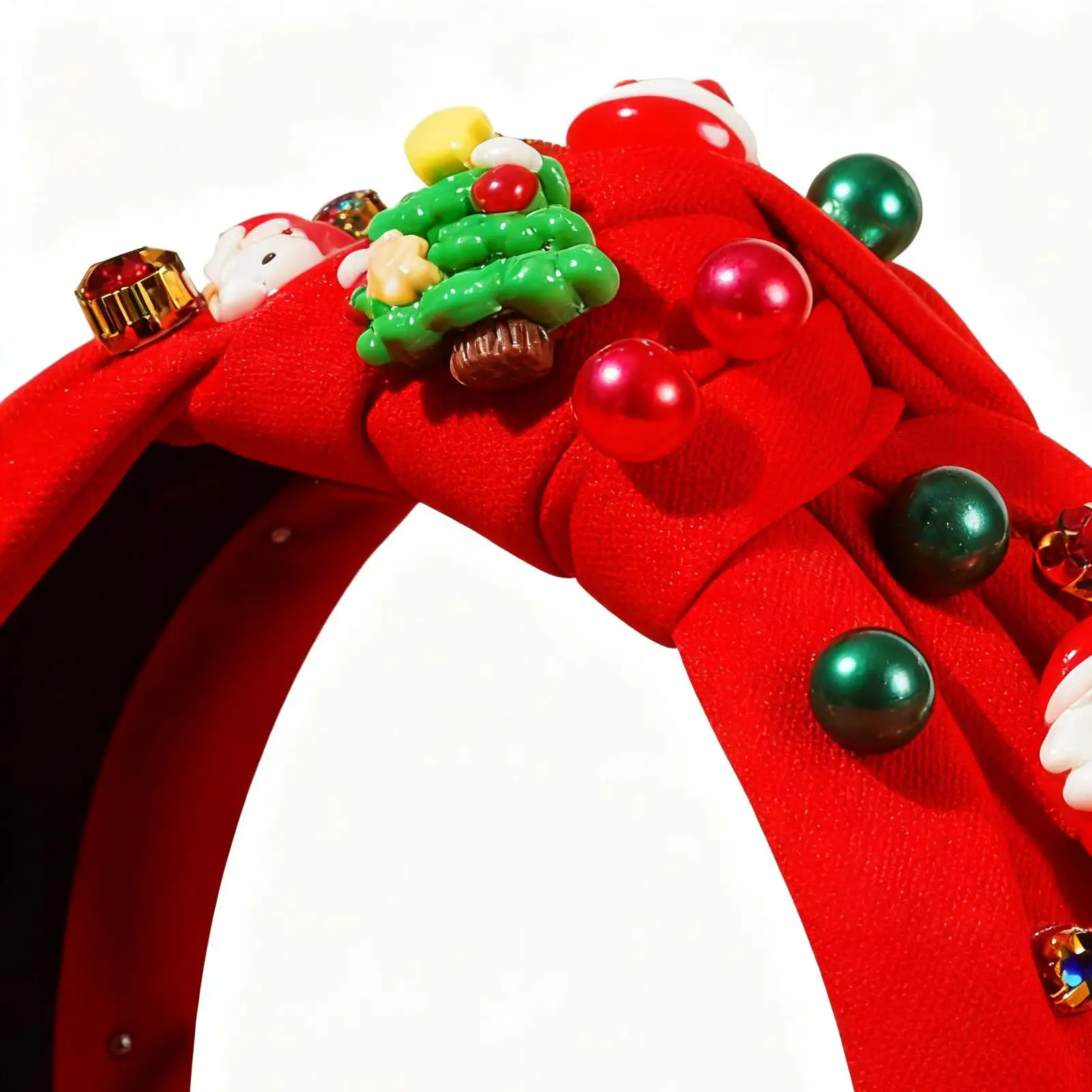 Christmas Headband Adult Stylish Pearl Headdress Stylish Christmas Hairband For Women Girls Brides Photoshoot Models Cosplay