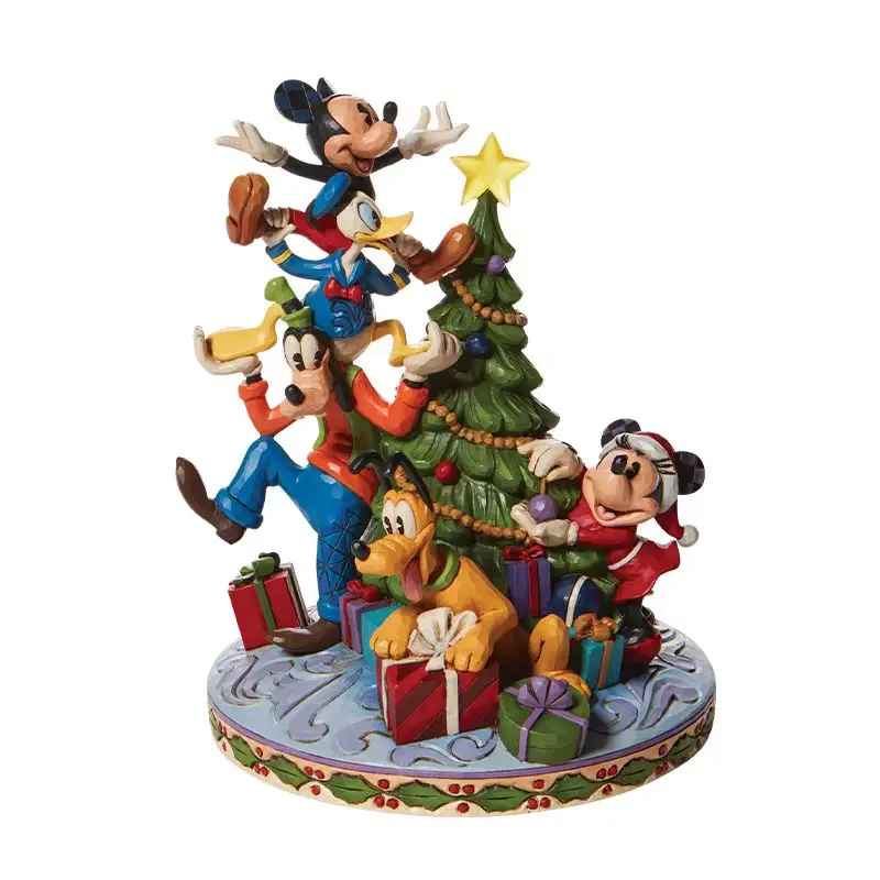 Nieuw op voorraad Film Miqi en vrienden Versier kerstboomversieringen met verlichting op verzamel speelgoed Leuke verrassingscadeaus voor fans