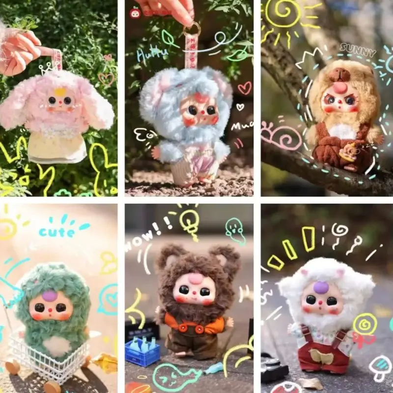 

Подлинная детская три слепая коробка, серия Cutie, плюшевая виниловая сумка, подвеска, кавайная кукла, модная игровая игрушка, украшение, кукла, подарок на день рождения для ребенка