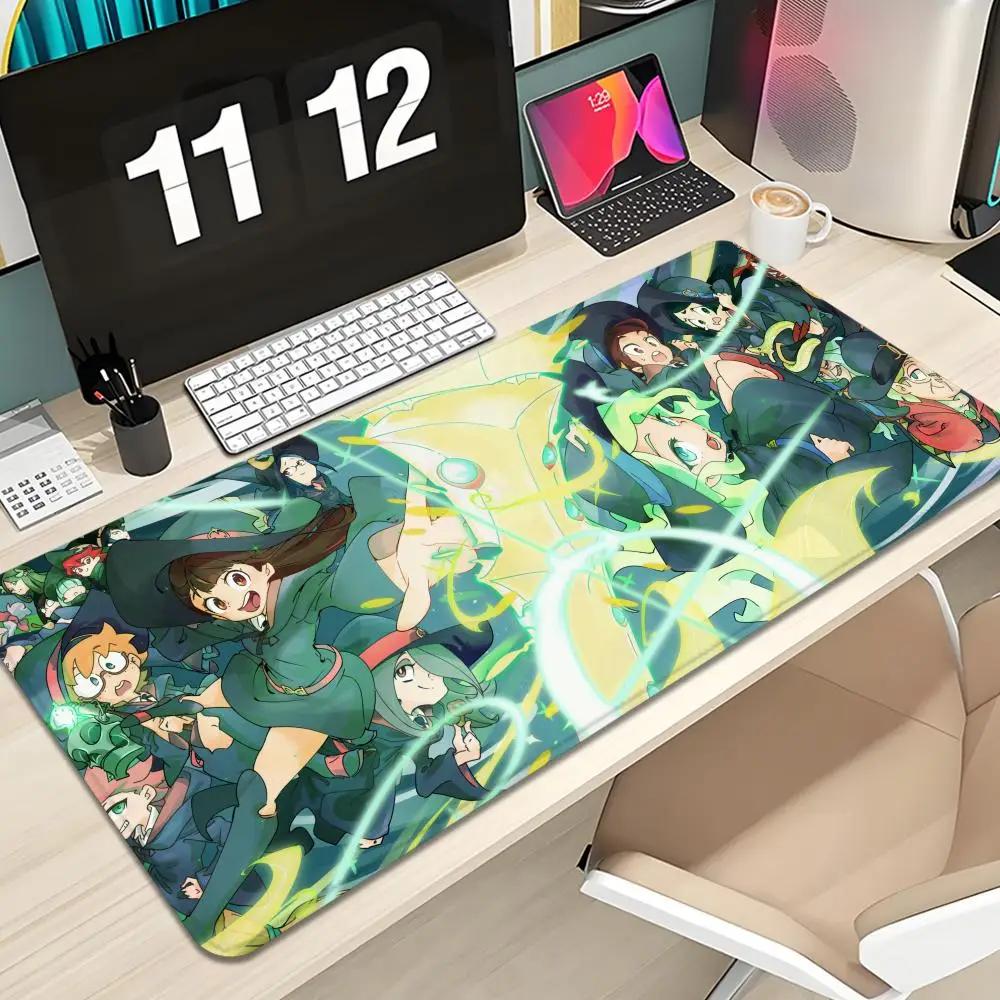

Anime L Little Witch Academia Mouse Pad Keyboard Mousepad large 1200X600 mm Desk Mat PC Gamer High definition printing Table pad