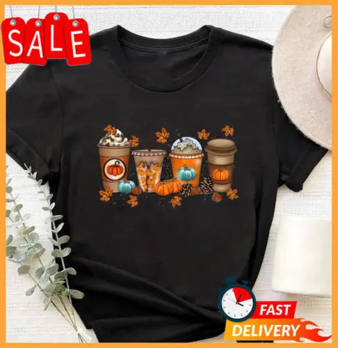 

Fall Coffee Shirt, Cute Fall , Thanksgiving , Pumpkin Spice Hot