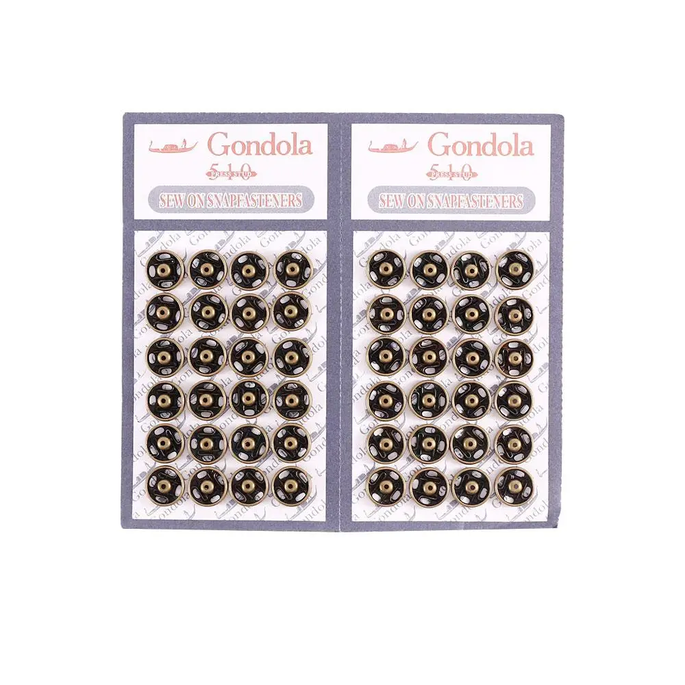 

DIY 48pcs Handmade Clothing Fabric Accessories Sewing Buttons Sewing Accessories Invisible Button Metal Buckle