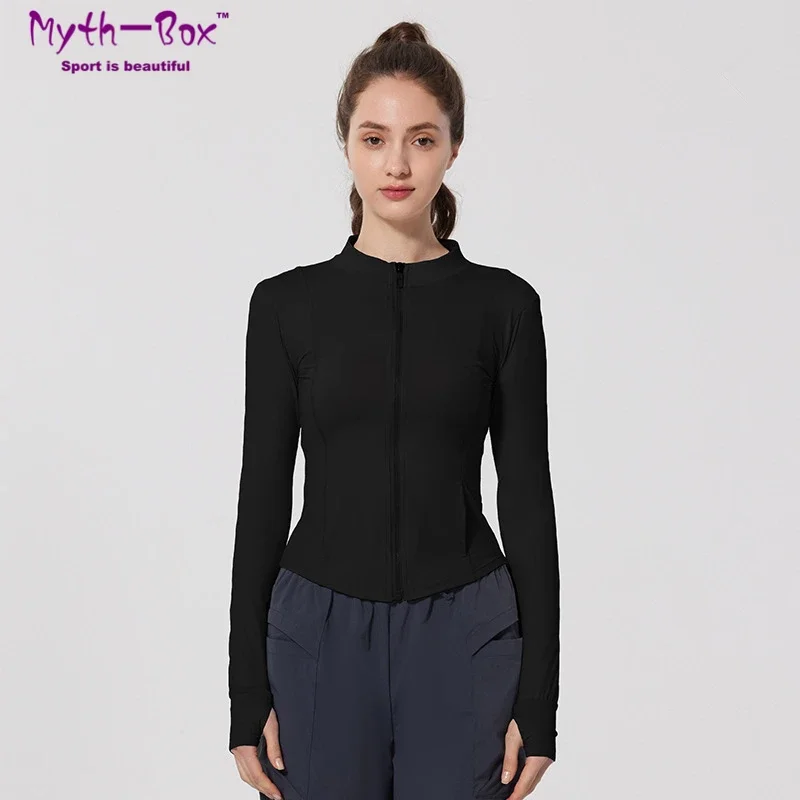 

Women Sport Jackets Thin Slim Yoga Jacket Anti-UV Long Sleeves Running Sweatshirts Girls Ice-Cold Breathabe Gym Fitness Top Coat