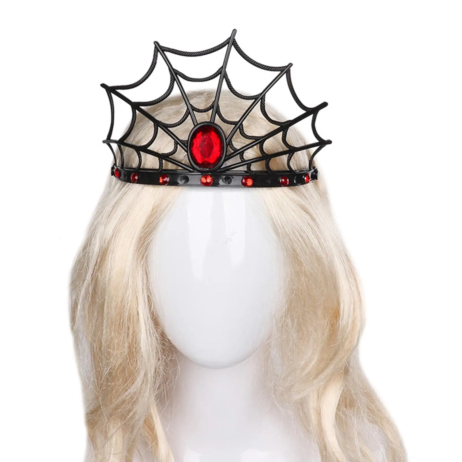 Halloween Spider Headband Spiderweb Hair Hoop Cosplay for Halloween Carnival