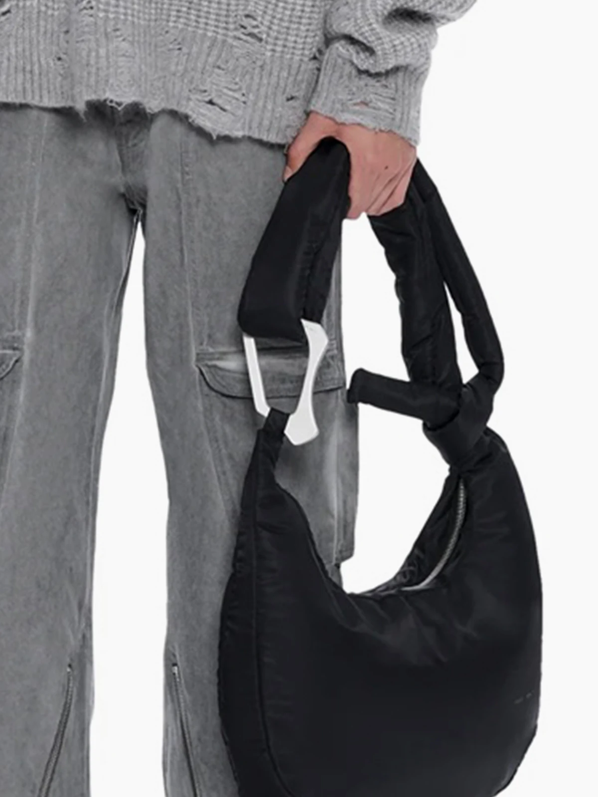 Future Sensation Multi-Functional Geometric Metal Bule Climbing Qui Hang Keychain Neutral Versatile Belt Bule