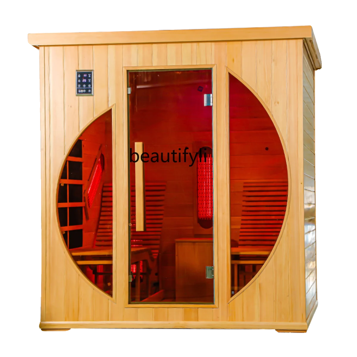 Single double steam room spectrum energy compartment household sauna box carbon crystal board recliner