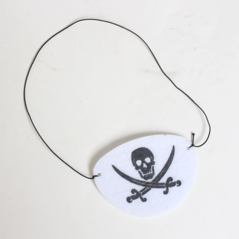 12 Stücke Rolle Spielen Piraten Augenklappe Ein Auge Skelett Augenklappen Für Halloween Weihnachten Piraten Thema Party – Detail 9