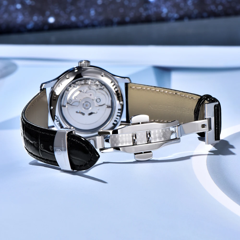 PAGANI DESIGN 2025, neue Herrenuhr, luxuriöse automatische mechanische Herrenuhr, NH39A-Uhrwerk, Saphirglas, 100 Meter wasserdicht