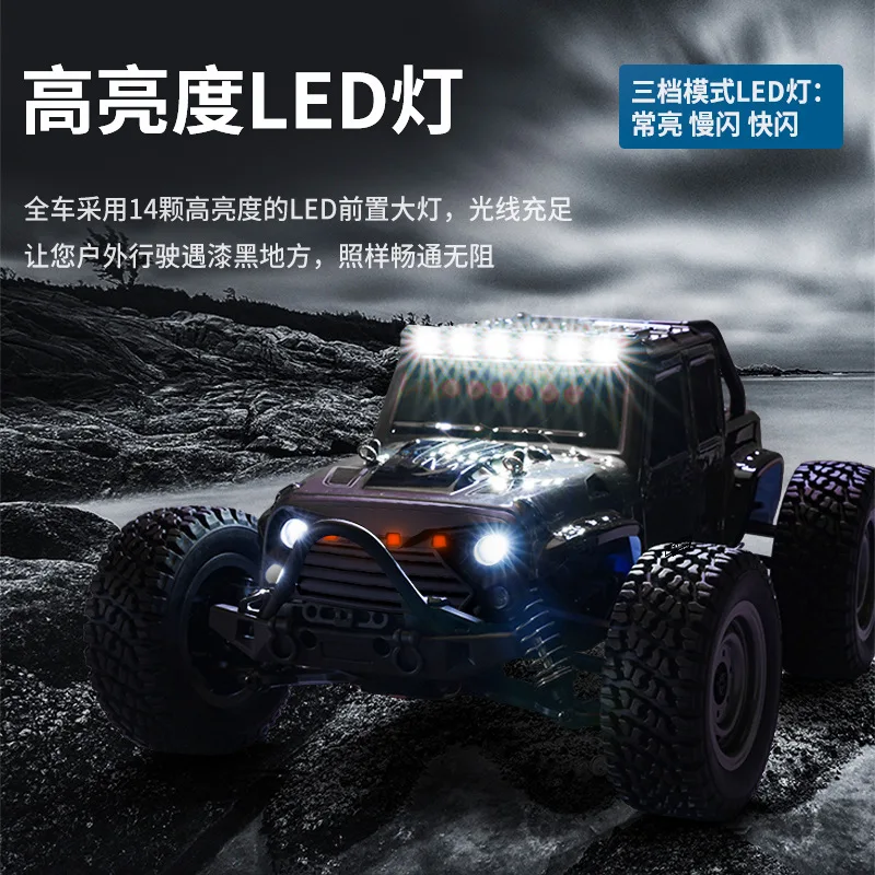 

Wltoys Rc Cars 2.4g 390 Moter High Speed Racing With Led 4wd Drift Remote Control Off-Road 4x4 Truck Toy For Adults And Kids