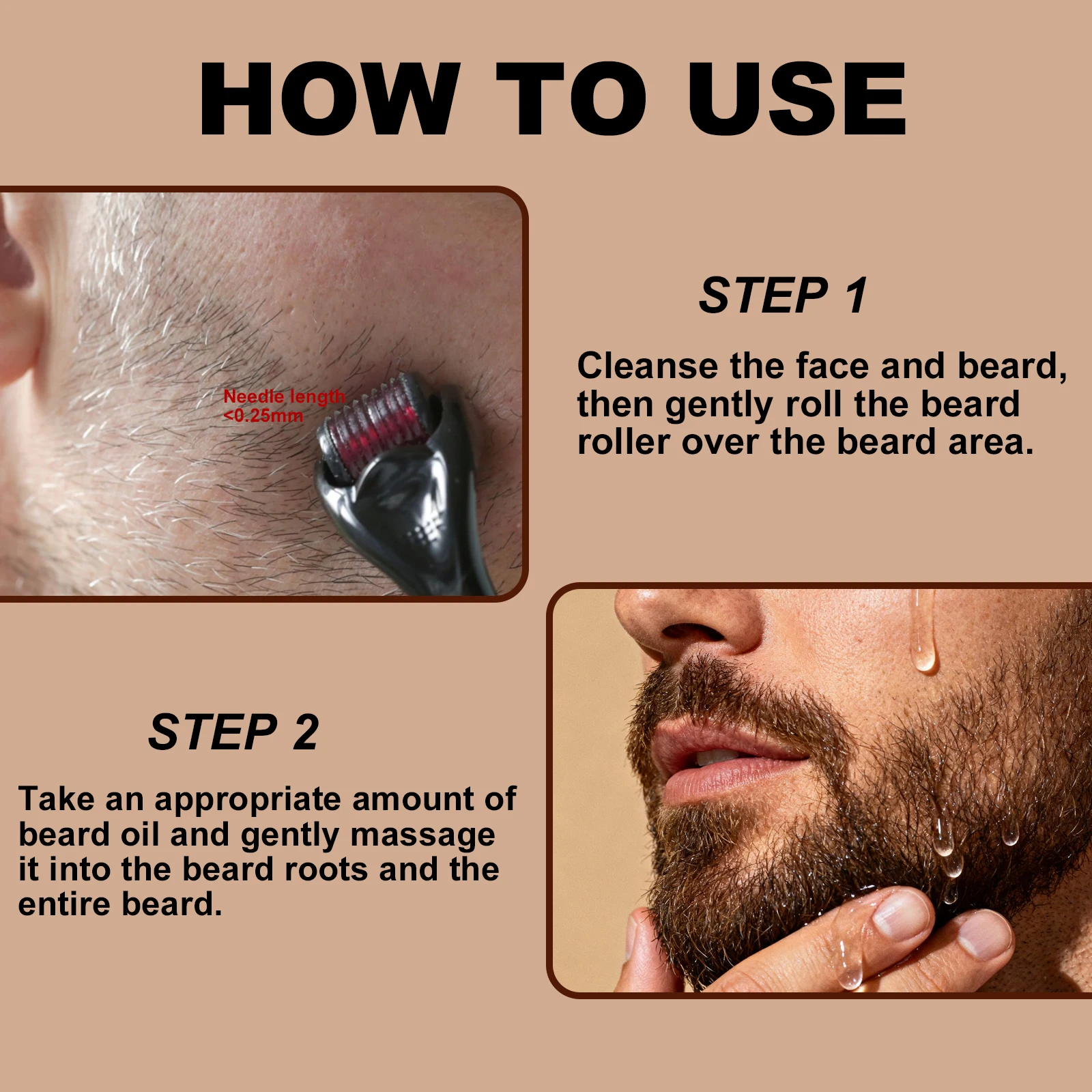 Óleo de barba orgânico de alecrim Jojoba - leve, não gorduroso, perfumado - para cuidados com as barba seca e grossa 30ml