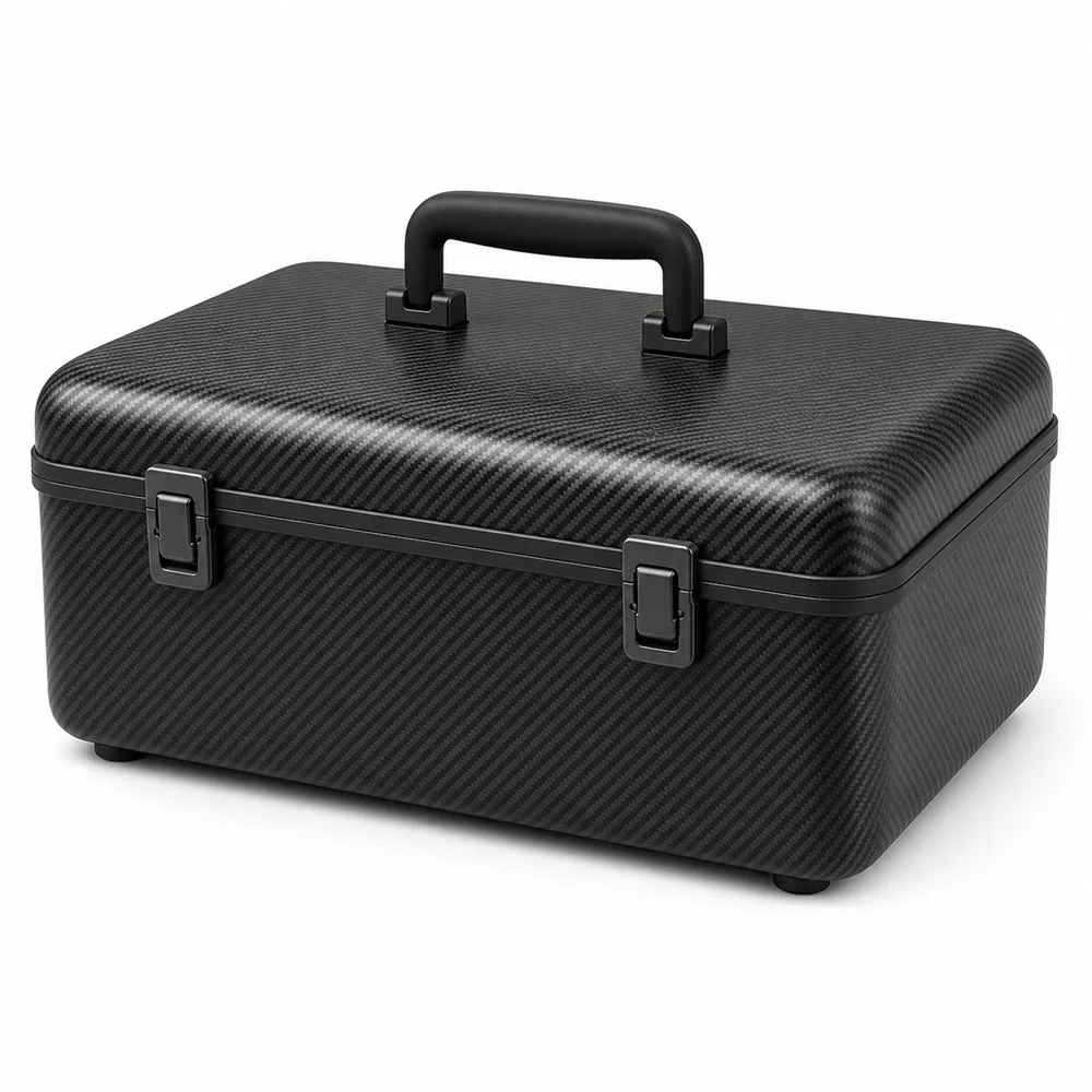 Shockproof Customizable OEM/ODM Electrical Equipment Protective Tool Box  Square Carbon Fiber Aluminum Case