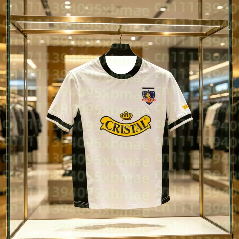 Camiseta Colo Colo 2026, Nueva, Estilo Retro Pop, Blanca, Cómoda, Transpirable, de Secado Rápido, para Hombre, Traje de Playa para Surf