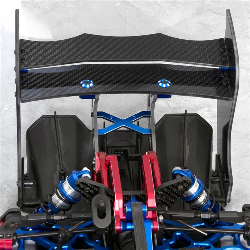 أداء مستقر - موزع ألياف الكربون يدعم أجزاء ترقية السيارة ARRMA F1 LIMITLESS 1/7 RC باللون الأحمر