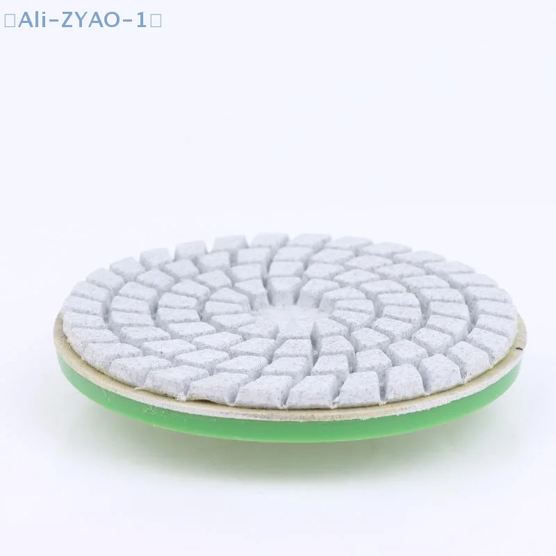 【ZYAO-1】Diskus Poles Keramik 80mm untuk Mesin Gerinda Sudut, Poles Kering Marmer Batu Kuarsa, Pembentukan Sudut, Pengasah Tepi