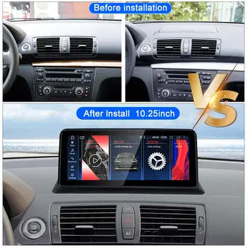 適用於BMW1系E81 E82 E87 E88 ID8高通驍龍665車載多媒體視訊播放器,安卓12系統,10.25吋螢幕,支援4G WiFi 10 最佳銷售 BMW1系E82 CarPlay - №8