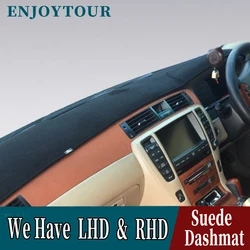 Car-styling Suede Leather Dashmat Dashboard Cover Dash Mat Accessories Carpet For Toyota Crown Royal Majesta S180 2003 - 2008