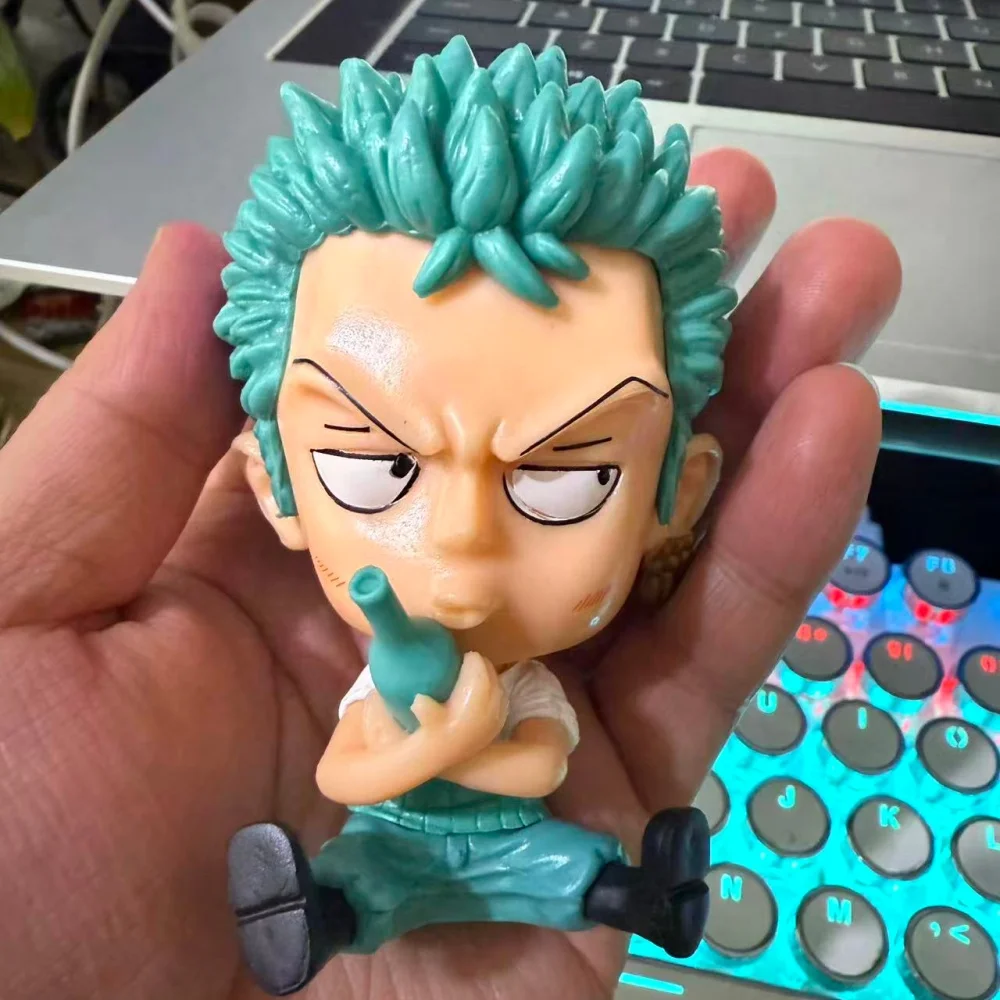 Anime Figuur Een Stuk Ctue Roronoa Zoro Model Standbeeld Persoonlijkheid Trendy Auto Ornament Geschenken