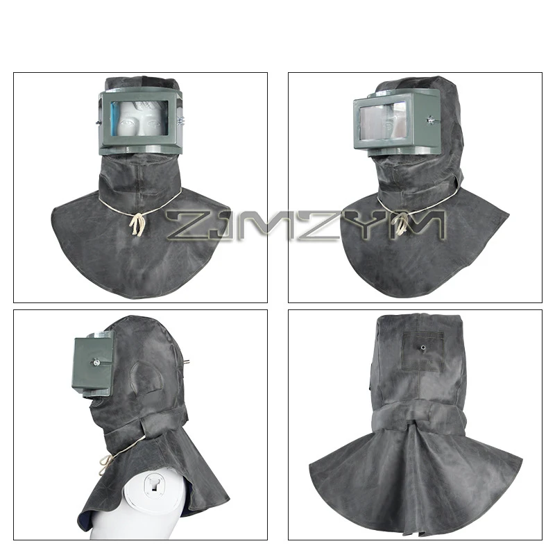 Welding Hood Welder Mask Breathable Welding Helmet for Eyes Face Neck Protection Acid Alkali Resistant Welding Mask with Lens