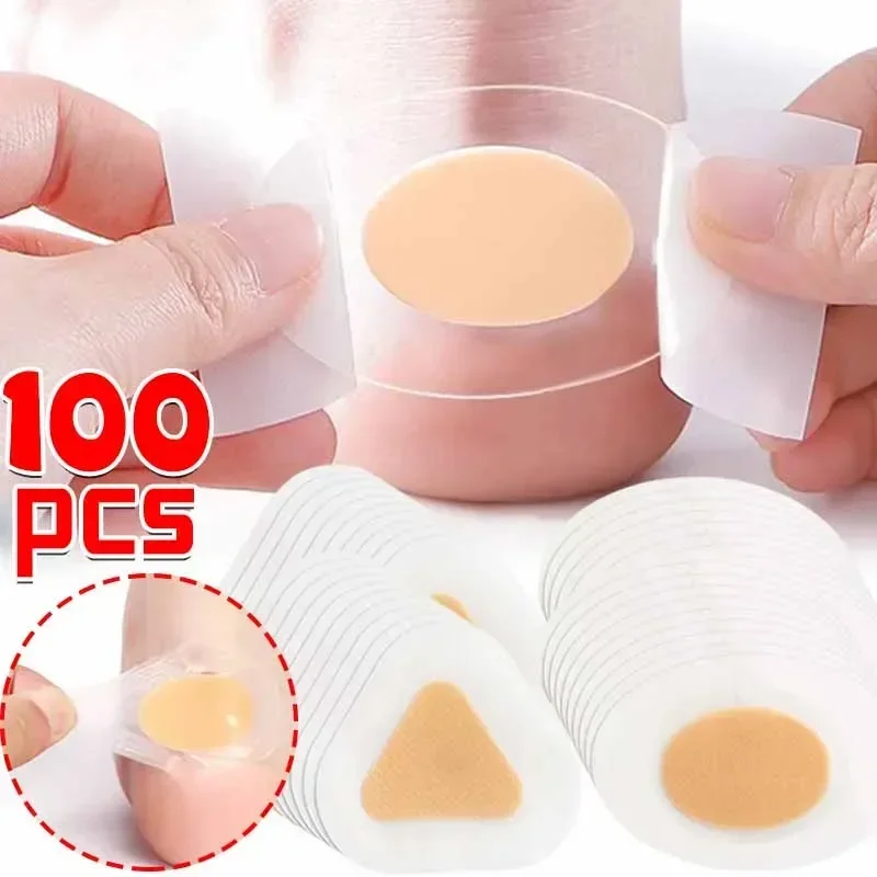 10/100pcs Silicone Gel Shoes Stickers Pain Relief Patch Liner High Heel Sticker Feet Care Adhesive Hydrocolloid Pads Cushions