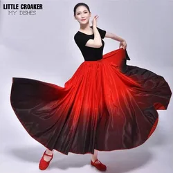 Spain Flamenco Dance Performer Dresses for Women Stage Performance Dancing Skirts 360/540/720 Degree Costumes Female Vestido