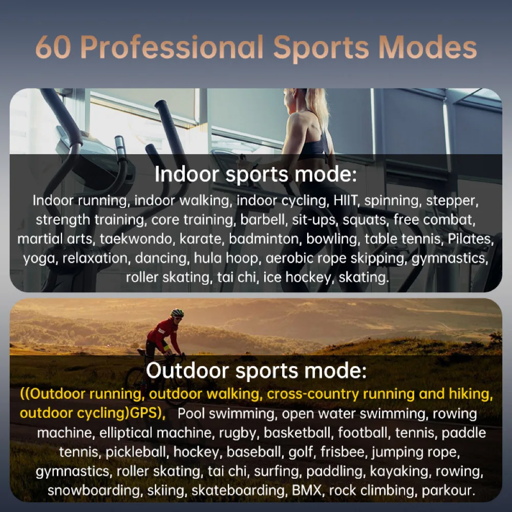 Beidou GPS-positionering Sport Heren Dames Outdoor Smartwatches Blue Tooth Call AMOLED-scherm Hartslag Slaap Gezondheid Smart Watch