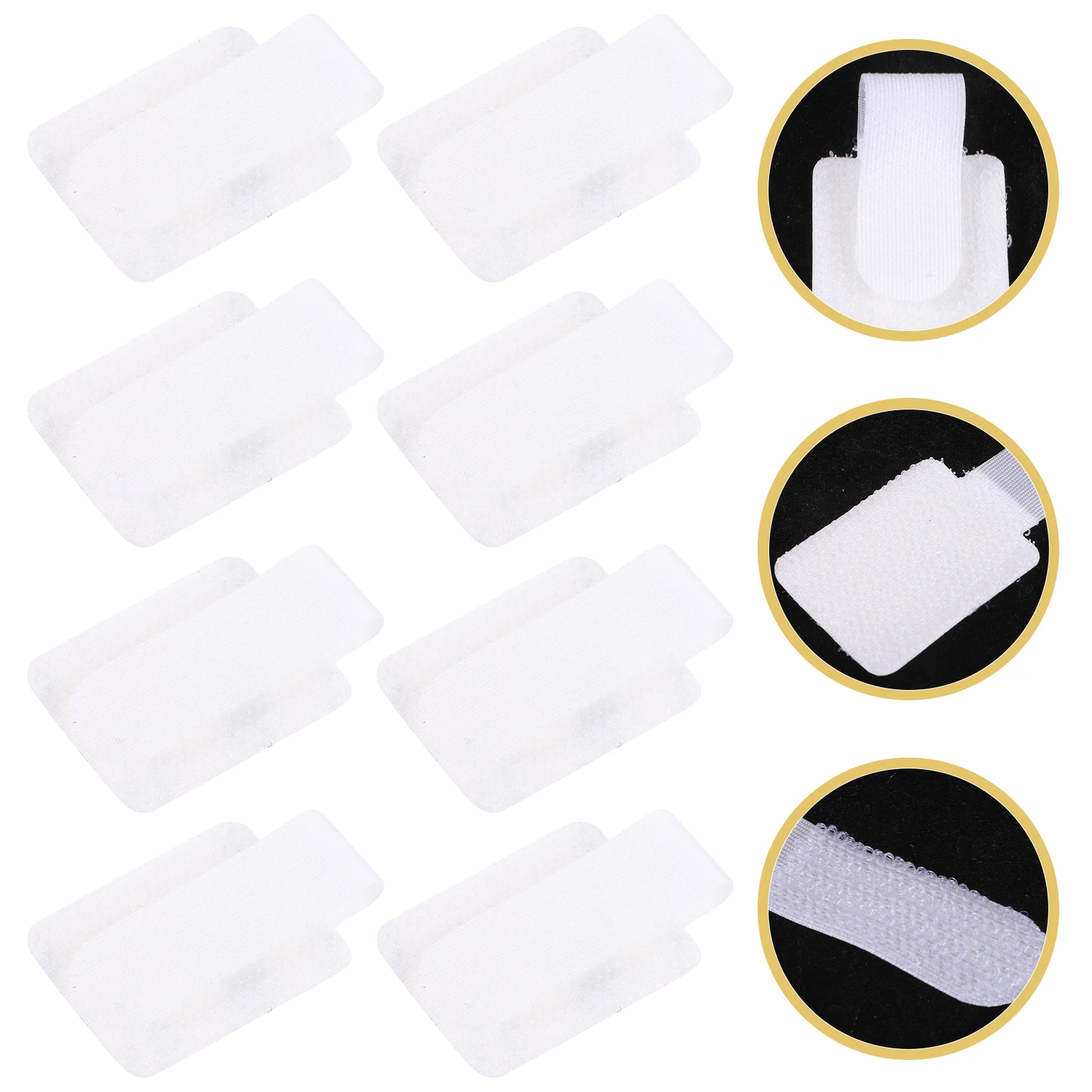 

50 Pcs Wire Handler Strap Cord Wraps Wrapper Organizers for Cords USB Cable Cloth Appliance Management Ties Travel