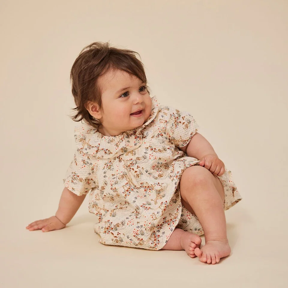 2024 Summer KS Girls Heart Print T-shirt Shorts Children Clothes Suit Girl Sling Dresses Baby Kids Tops T Rompers Outfit Sets