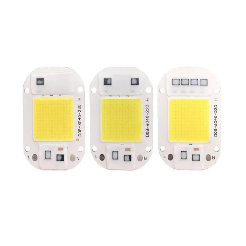 1 ~ 10PCS COB lampada Bead 10W 20W 30W 50W AC 220V 240V IP65 Smart IC nessun bisogno Driver fai da te luce di inondazione Led lampadina faretto Chip