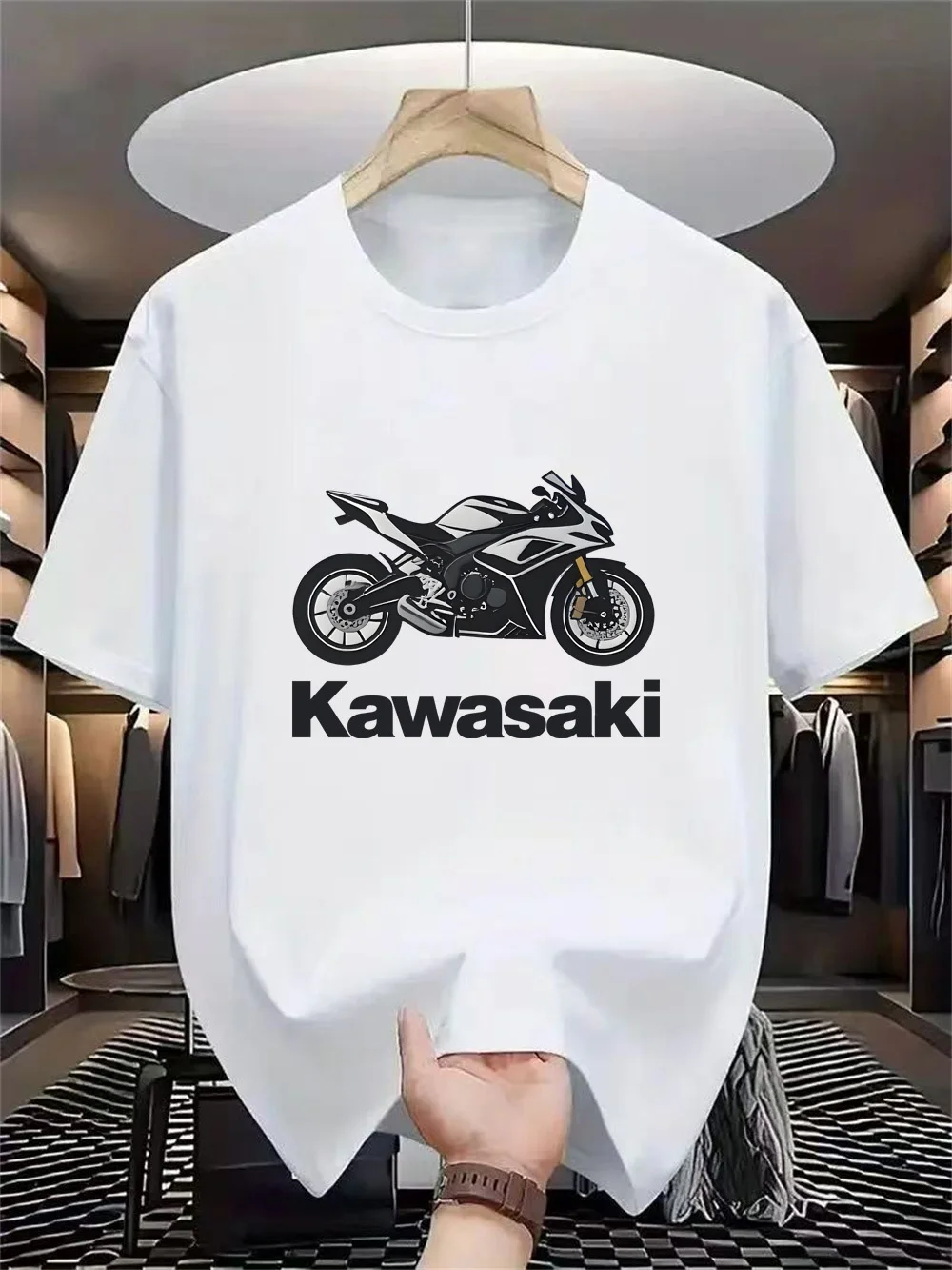 

Kawasaki — дышащая, быстросохнущая, впитывающая пот модная футболка для занятий спортом на открытом воздухе, модная и удобная летняя футболка