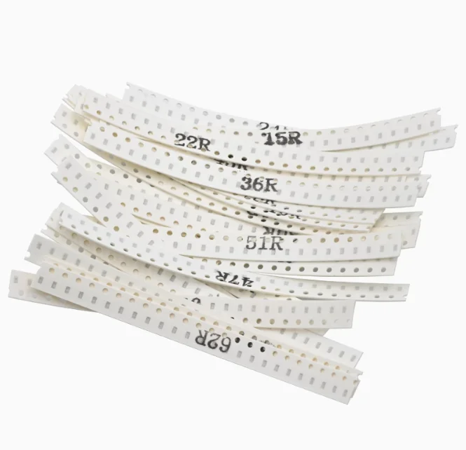 

33 значенияX 20 шт. = 660 шт. 0603 Образец комплекта SMD резисторов Ассорти комплектов 1 Ом-1 М Ом 1%